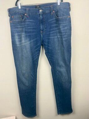 True Religion Men's ROCCO Relaxed Skinny Jeans - Size 42x34